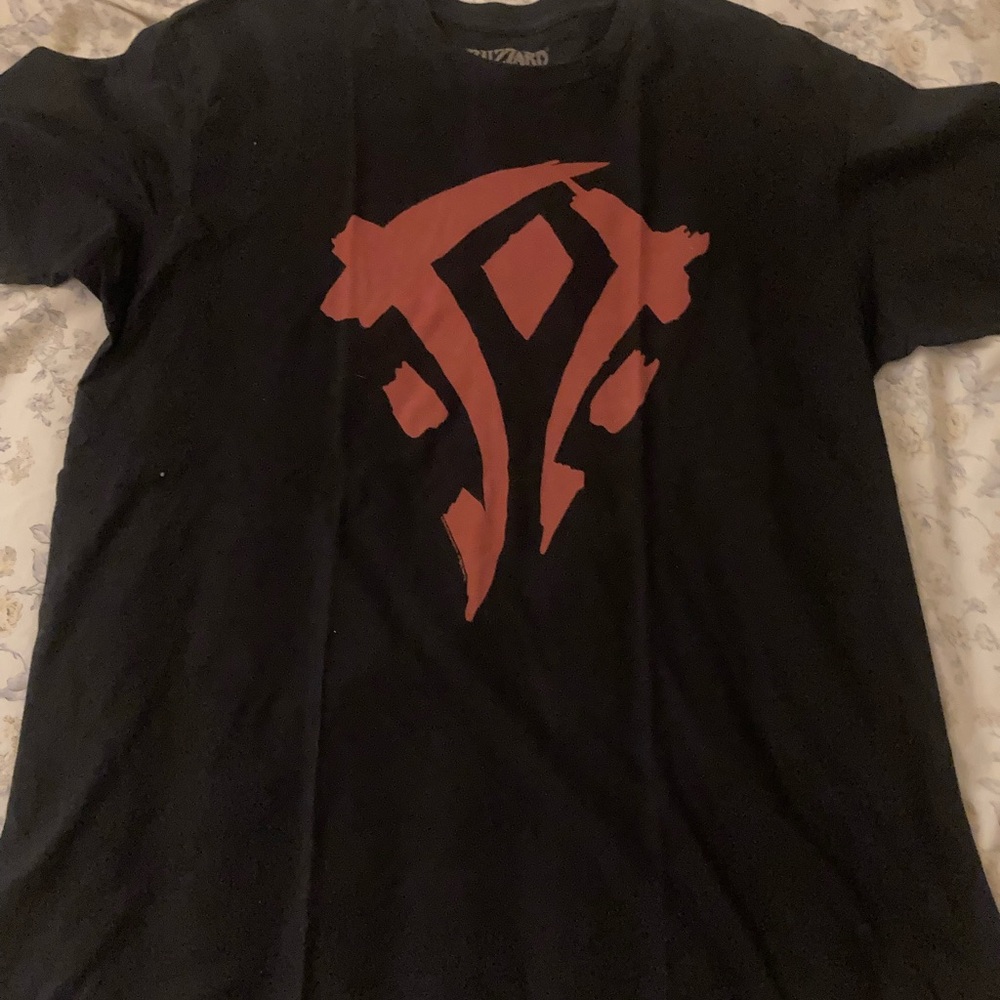 Blizzard World of Warcraft Horde Shirt Size XL